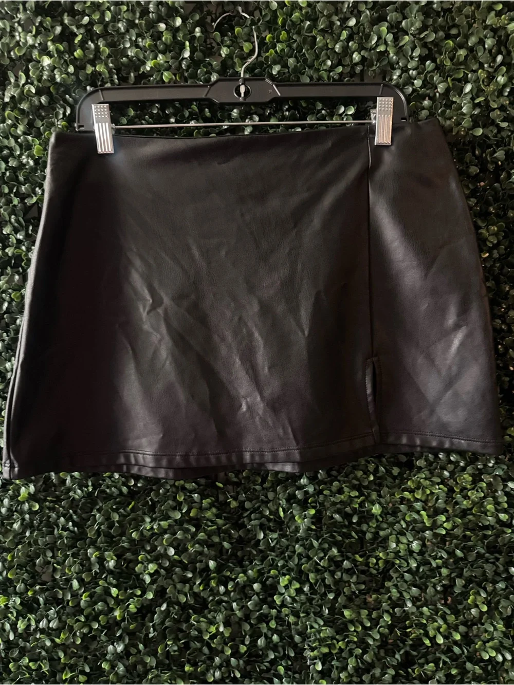 Altar'D STATE FAUX LEATHER MINI SKIRT